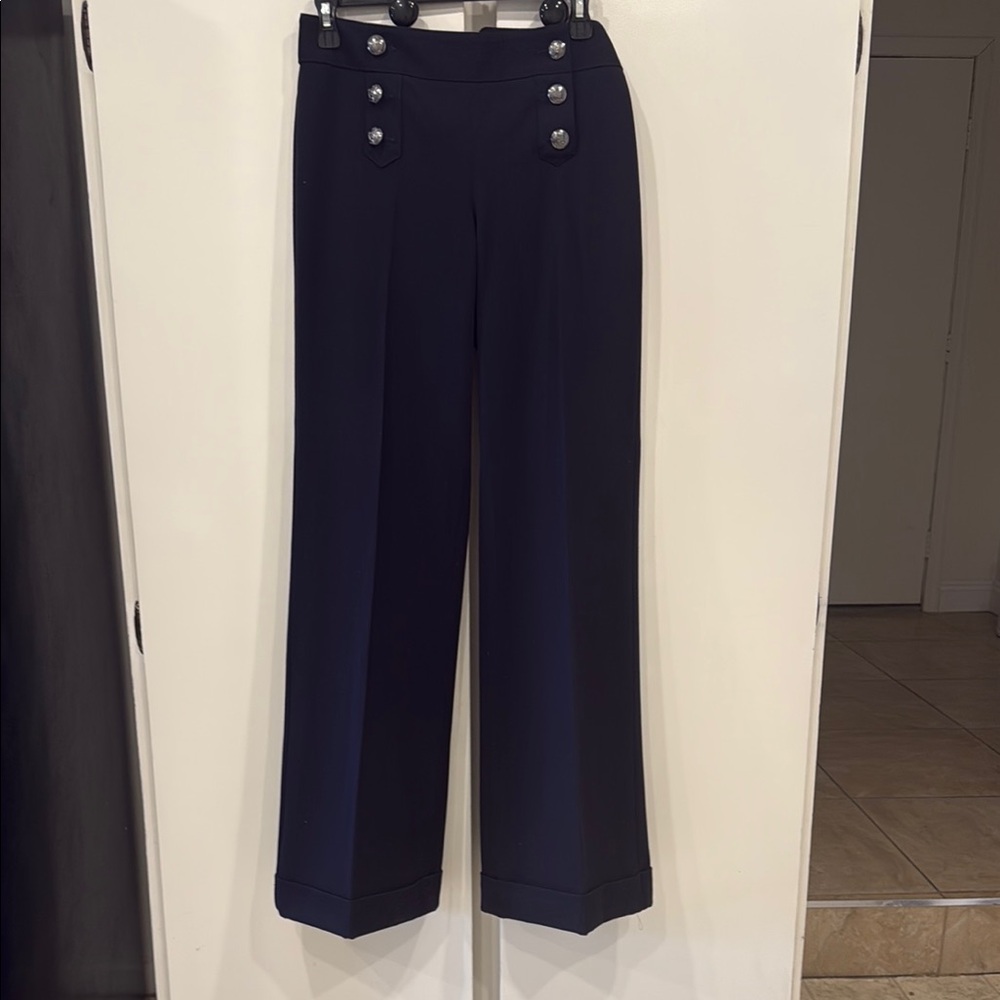 Express Midnight Blue Wide-Leg Pants